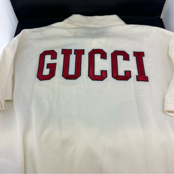 Gucci x MLB NY Yankees Short Sleeved Polo Shirt - Picture 8 of 11